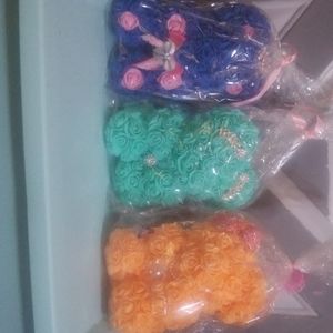 Homemade flower bears